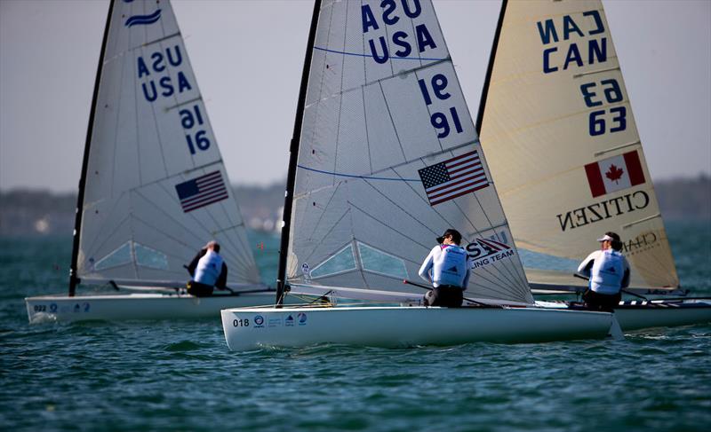 US Sailing Team Finn athlete, Luke Muller at the 2019 Hempel World Cup Series Miami - photo © Tomas Moya / Sailing Energy / World Sailing