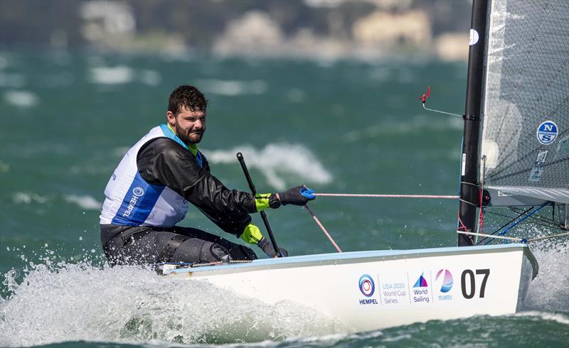 Oisin McClelland - Hempel World Cup Series Miami - photo © Pedro Martinez / Sailing Energy