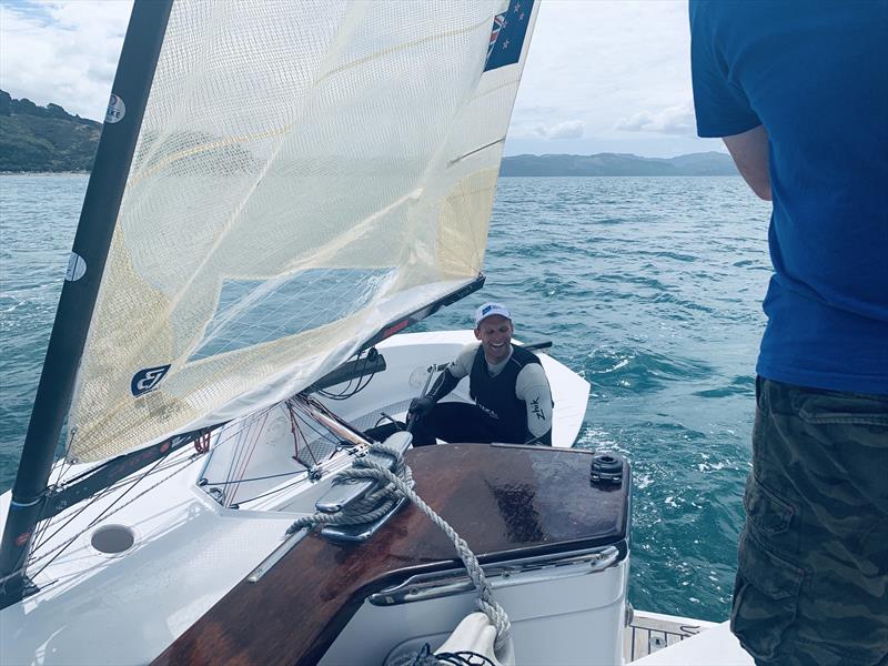 Josh Junior - NZ Finn Nationals - February 6-8, 2020 - Worser Bay, Wellington - photo © NZ Finn Class