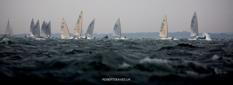 Race 8 - Kieler Woche 2020, day 3 photo copyright Robert Deaves taken at Kieler Yacht Club and featuring the Finn class