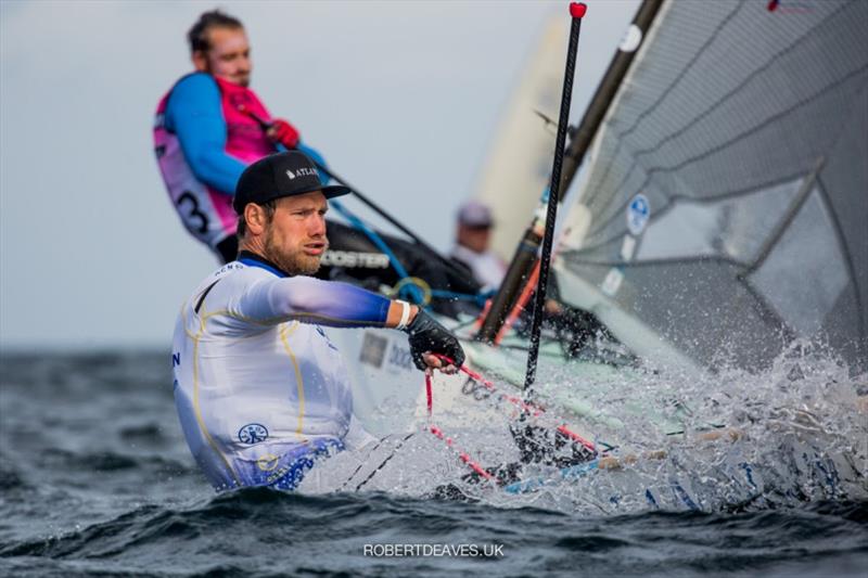 Max Salminen - Kieler Woche 2020 photo copyright Robert Deaves taken at Kieler Yacht Club and featuring the Finn class