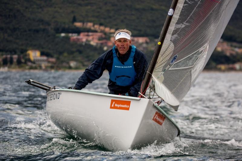 Christoph Burger - International Finn Cup XVII Andrea Menoni Trophy photo copyright Robert Deaves taken at Fraglia Vela Malcesine and featuring the Finn class