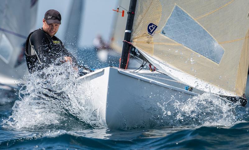 Ondrej Teply, CZE - 2021 Open and U23 Finn European Championship - Day 1 photo copyright Joao Costa Ferreira taken at  and featuring the Finn class