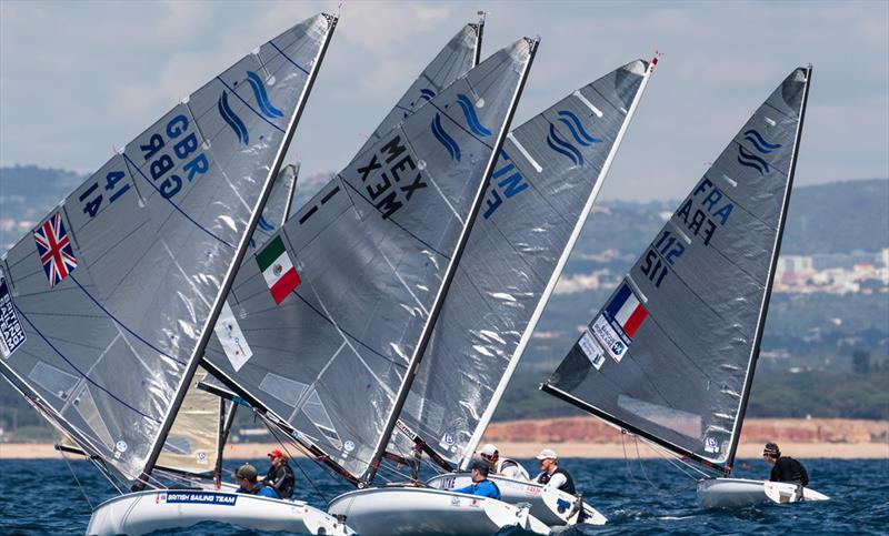 2021 Open and U23 Finn European Championship - Day 1 photo copyright Joao Costa Ferreira taken at  and featuring the Finn class