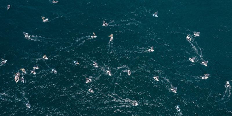 Day 4 of the 2021 Open and U23 Finn European Championship photo copyright Joao Costa Ferreira taken at  and featuring the Finn class