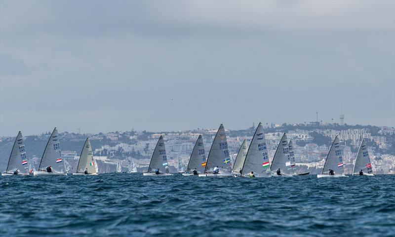 Day 5 - 2021 Open and U23 Finn European Championship photo copyright Joao Costa Ferreira taken at  and featuring the Finn class