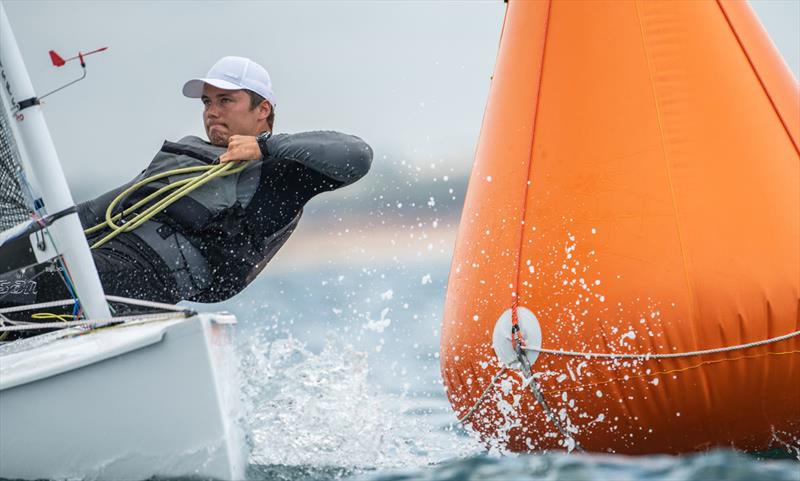 Taavi Valter Taveter, EST - 2021 Open and U23 Finn European Championship photo copyright Joao Costa Ferreira taken at  and featuring the Finn class