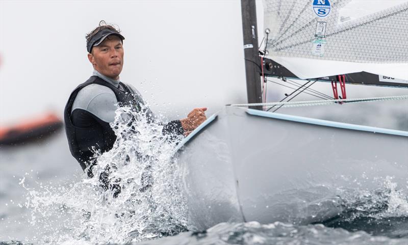 Jake Lilley - 2021 Open and U23 Finn European Championship photo copyright Joao Costa Ferreira taken at  and featuring the Finn class