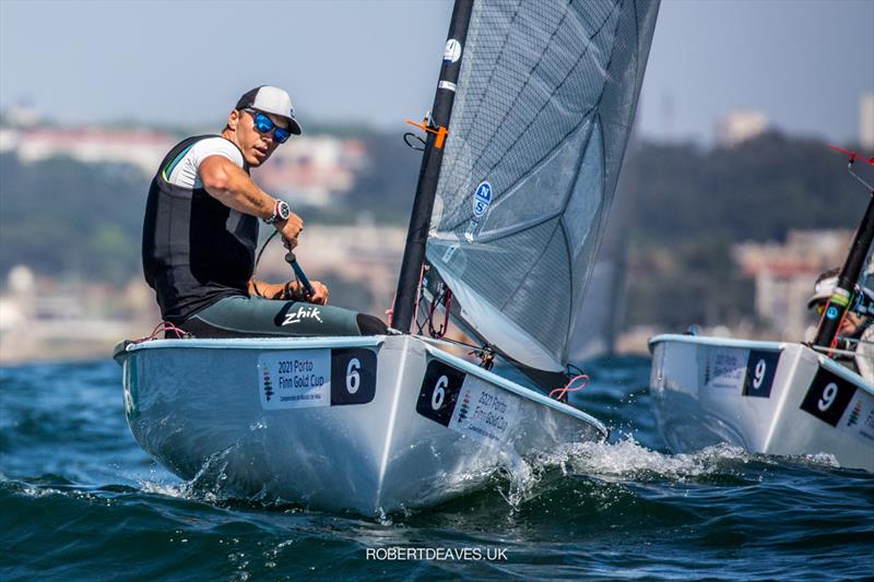 Jake Lilley, AUS - Practice Race - Finn Gold Cup photo copyright Robert Deaves taken at  and featuring the Finn class