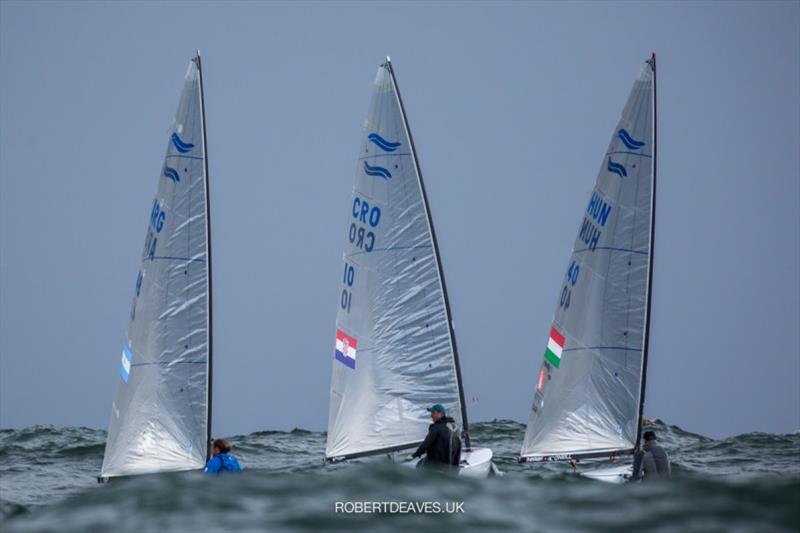 2021 Finn Gold Cup, Day 3 photo copyright Robert Deaves taken at Vilamoura Sailing and featuring the Finn class