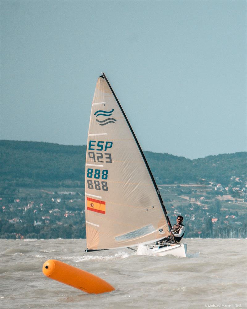 Andres Ivan Lloret Pe´rez, ESP - U23 Finn World Championship at Lake Balaton, Hungary photo copyright Marcell Mohácsi taken at Tihanyi Hajós Egylet and featuring the Finn class