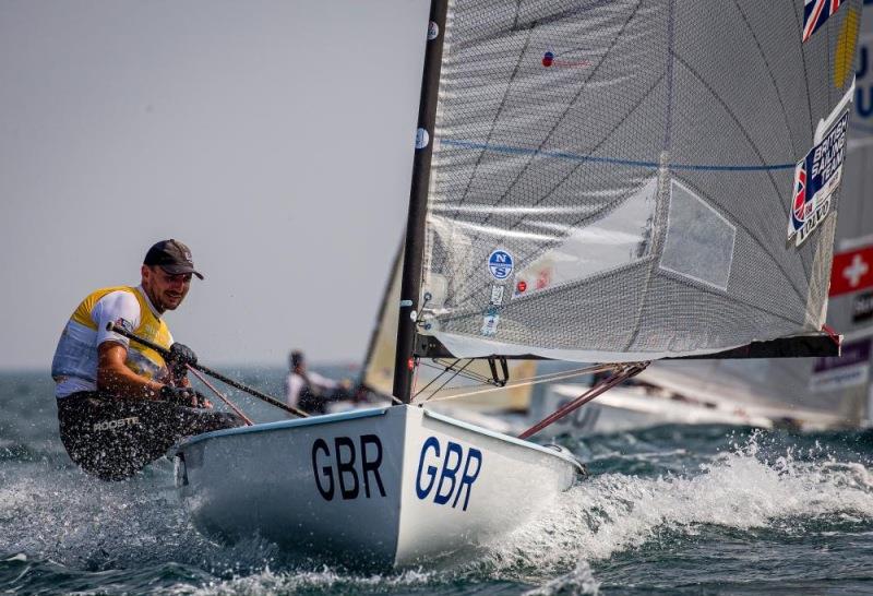 Giles Scott at Ready Steady Tokyo-Sailing photo copyright Sailing Energy / World Sailing taken at  and featuring the Finn class