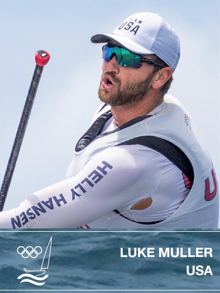 USA - Luke Muller - Tokyo 2020 photo copyright Robert Deaves taken at  and featuring the Finn class