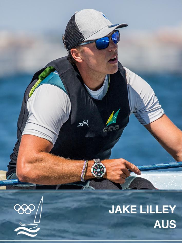 AUS - Jake Lilley - Tokyo 2020 photo copyright Robert Deaves taken at  and featuring the Finn class