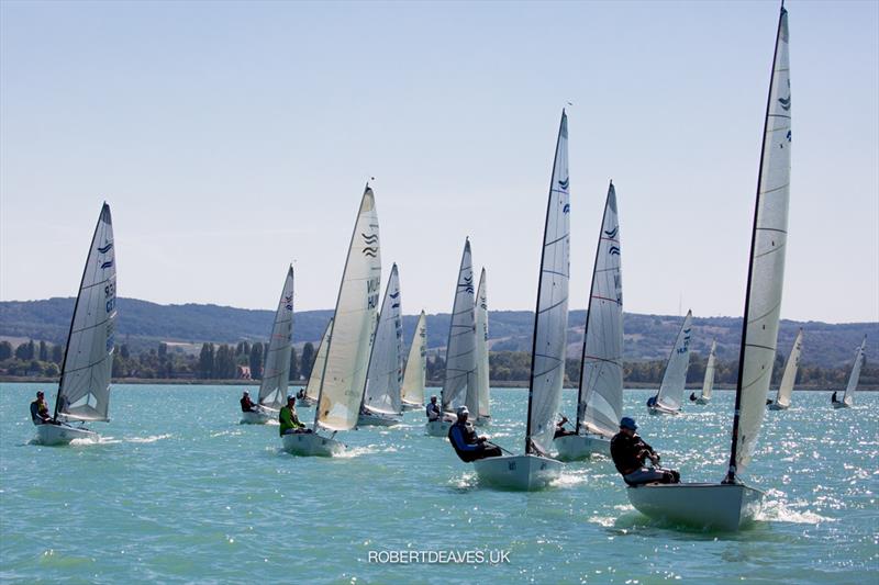 Day 3 at the 2021 Finn European Masters photo copyright Robert Deaves taken at Tihanyi Hajós Egylet and featuring the Finn class