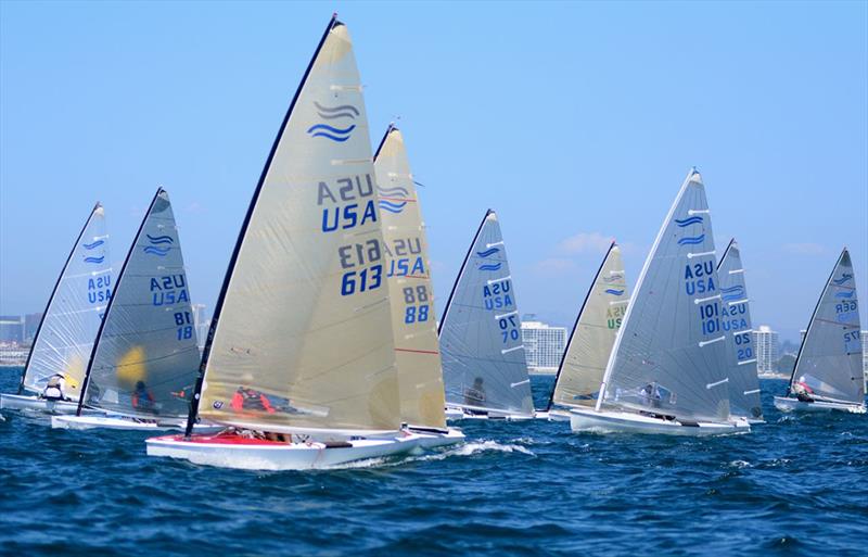 2021 Finn North American Masters Championship photo copyright Bob Betancourt taken at San Diego Yacht Club and featuring the Finn class