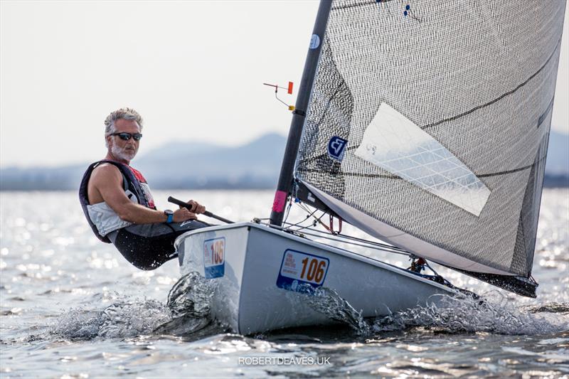 Jesus Pintos - 2021 Finn World Masters photo copyright Robert Deaves taken at  and featuring the Finn class