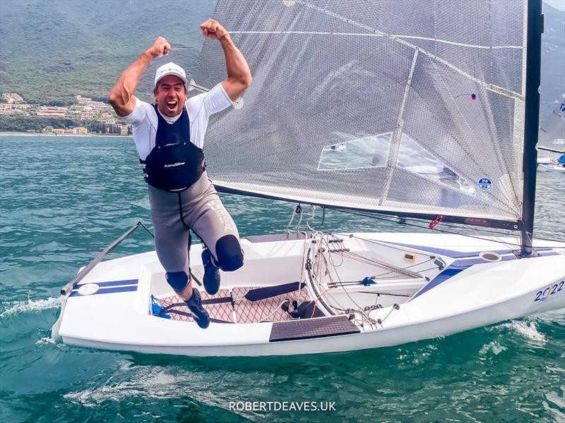 Pieter-Jan Postma - 2022 Finn Gold Cup photo copyright Robert Deaves taken at Fraglia Vela Malcesine and featuring the Finn class