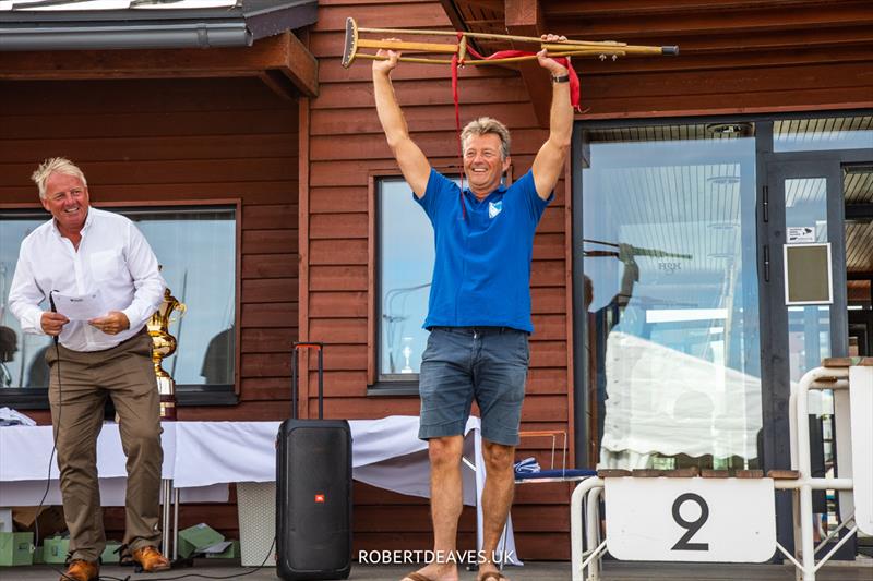 2022 Finn World Masters Crutch (11th) Bas de Waal (NED) - photo © Robert Deaves / www.robertdeaves.uk