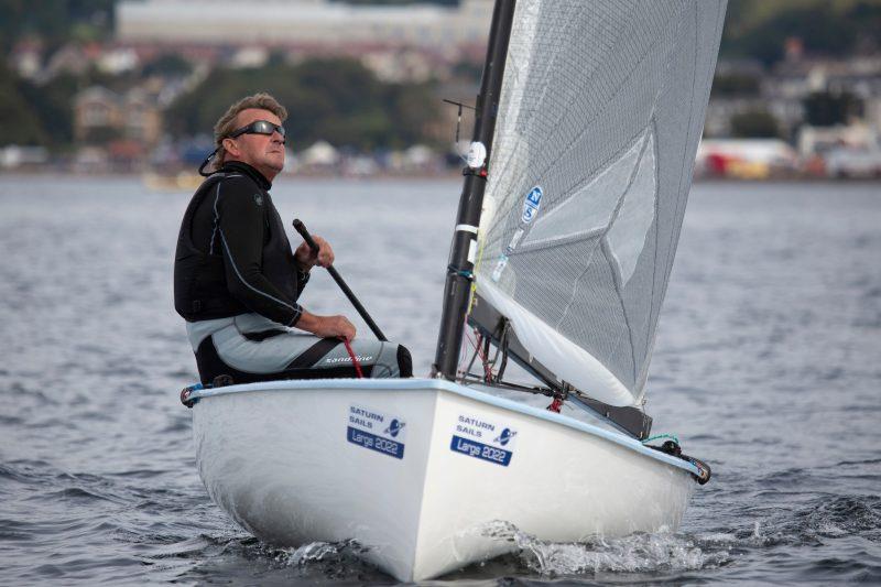 Roddy Steel wins the Finn Traveller and Scottish Championship during the Largs Regatta 2022 - photo © Marc Turner / www.pfmpictures.co.uk