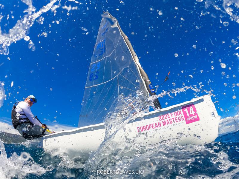 Bas de Waal, NED - Open Finn European Masters day 2 - photo © Robert Deaves