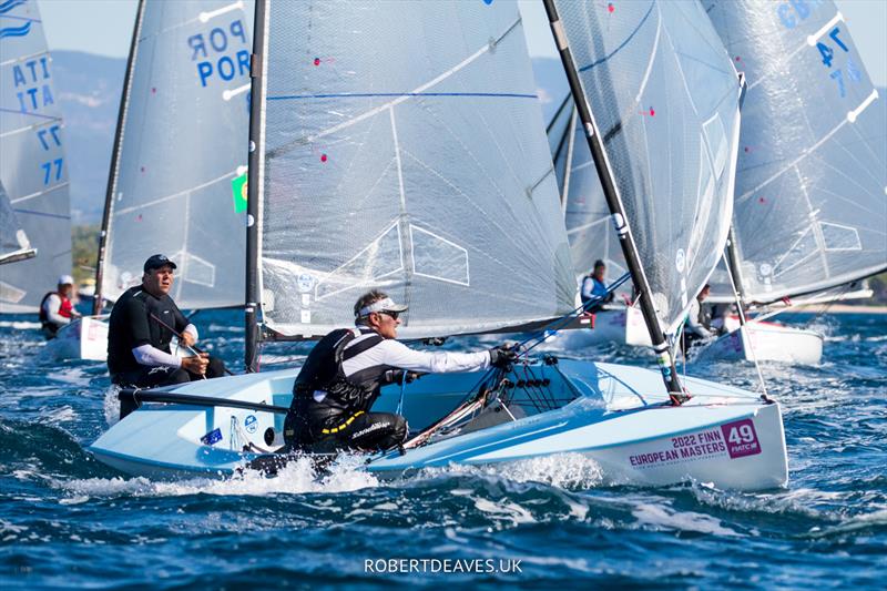 Laurent Hay, FRA - Open Finn European Masters day 2 - photo © Robert Deaves