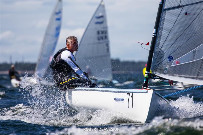 Laurent Hay is the Finn Class World No 1 photo copyright Robert Deaves taken at  and featuring the Finn class