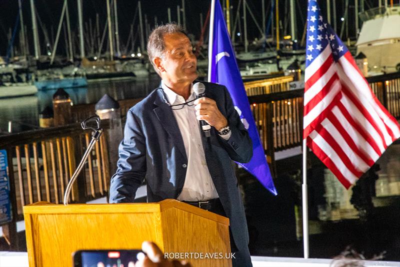 Marc Allain des Beauvais, Vice President of the International Finn Association - 2023 Finn Gold Cup  - photo © Robert Deaves