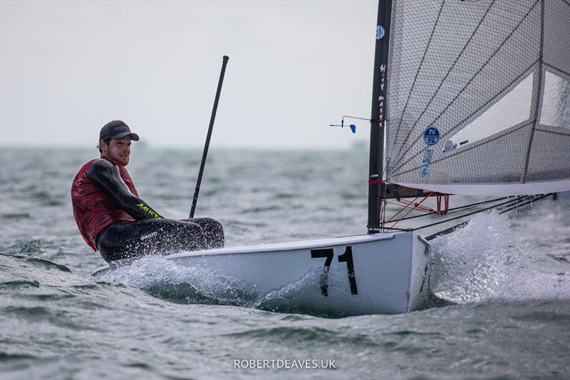 Federico Colaninno - 2023 Finn Gold Cup photo copyright Robert Deaves taken at Coconut Grove Sailing Club and featuring the Finn class