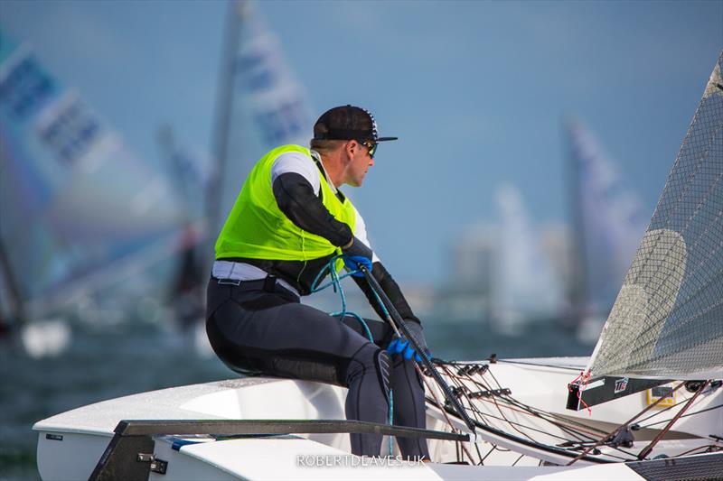 Ed Wright - Finn Gold Cup 2023 photo copyright Robert Deaves taken at Coconut Grove Sailing Club and featuring the Finn class