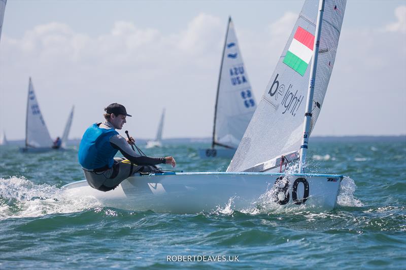 Domonkos Nemeth - 2023 Finn Gold Cup photo copyright Robert Deaves taken at Coconut Grove Sailing Club and featuring the Finn class