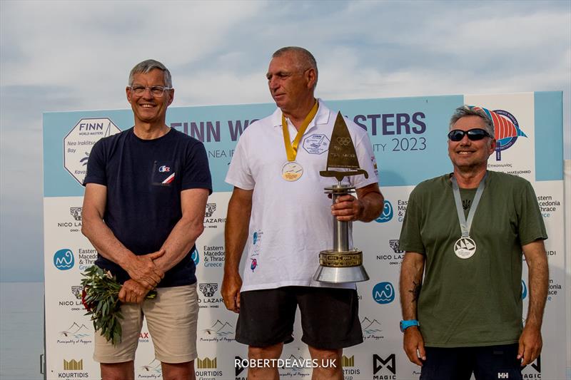 2023 Finn World Masters in Greece - Great Grand Masters photo copyright Robert Deaves / www.robertdeaves.uk taken at  and featuring the Finn class