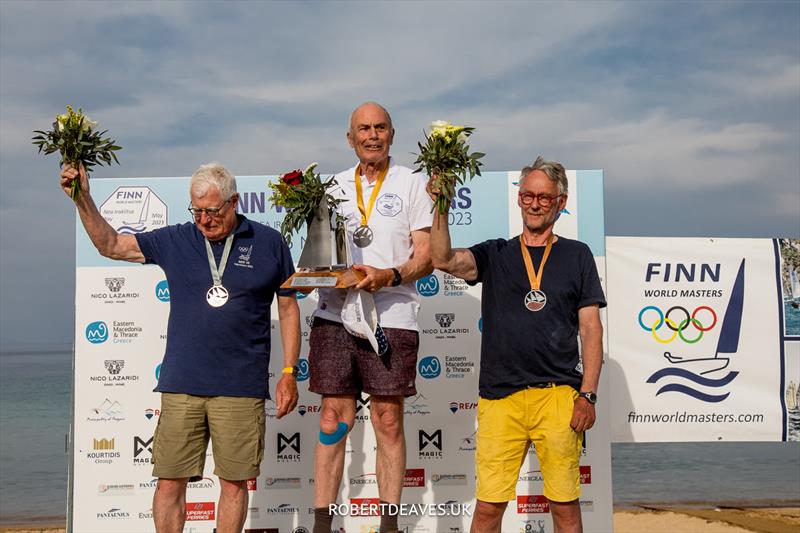 2023 Finn World Masters in Greece - Legends - photo © Robert Deaves / www.robertdeaves.uk