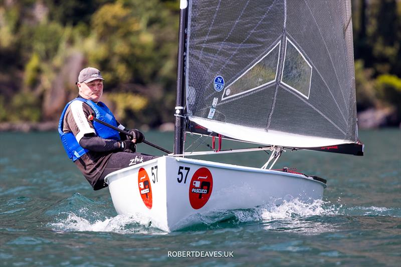 Allen Burrell, GBR - Finn European Masters at Campione del Garda - photo © Robert Deaves