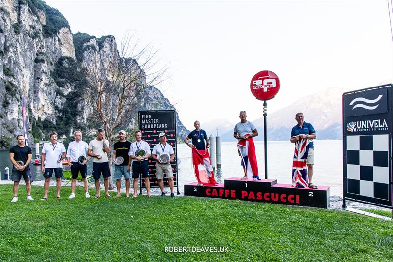 Finn European Masters at Campione del Garda photo copyright Robert Deaves taken at Campione Univela and featuring the Finn class