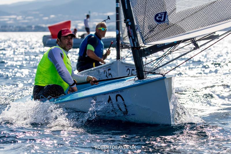 Filipe Silva, POR - Finn World Masters, Kavala - photo © Robert Deaves