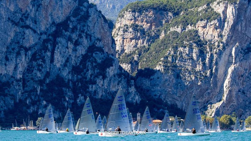 2023 European Masters at Campione on Lake Garda photo copyright Robert Deaves taken at  and featuring the Finn class