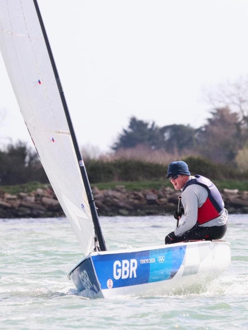 Emsworth Slipper Finn Open photo copyright Claire Power taken at Emsworth Slipper Sailing Club and featuring the Finn class