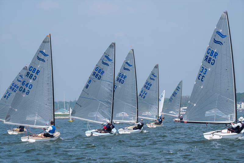 Warsash Sailing Club Dinghy Championship photo copyright Chris Hughes taken at Warsash Sailing Club and featuring the Finn class