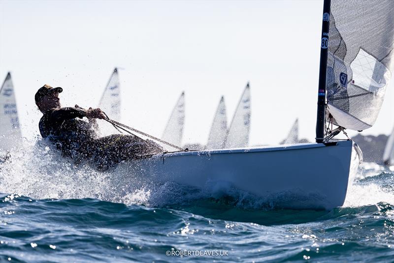 Valerian Lebrun, FRA - 2025 Open & U23 Finn European Championship - photo © Robert Deaves