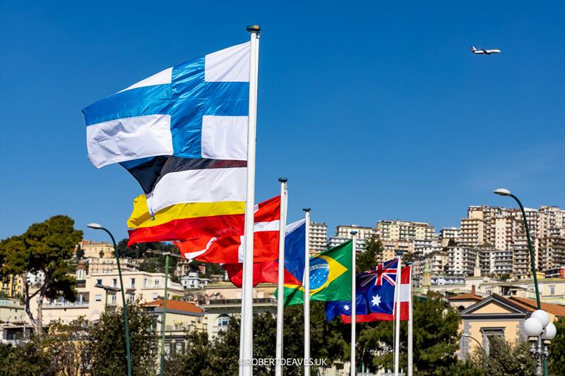 Naples backdrop - 2025 Open & U23 Finn European Championship in Naples - photo © Robert Deaves