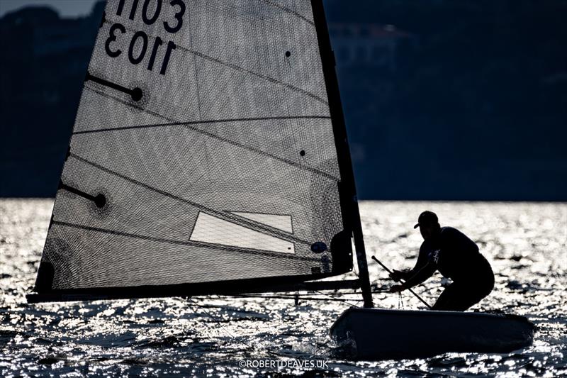Alessandro Marega, ITA - 2025 Open Finn European Championship photo copyright Robert Deaves / www.robertdeaves.uk taken at Circolo del Remo e della Vela Italia and featuring the Finn class