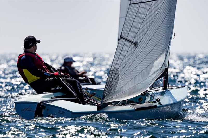 Ricardo Santos, BRA - 2025 Open Finn European Championship photo copyright Robert Deaves / www.robertdeaves.uk taken at Circolo del Remo e della Vela Italia and featuring the Finn class