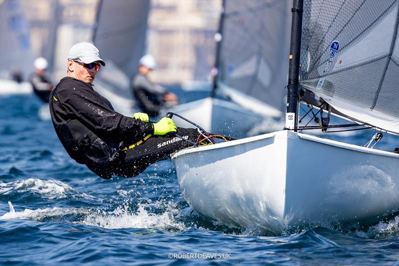 Elemer Peter Haidekker, HUN - 2025 Open Finn European Championship - photo © Robert Deaves / www.robertdeaves.uk