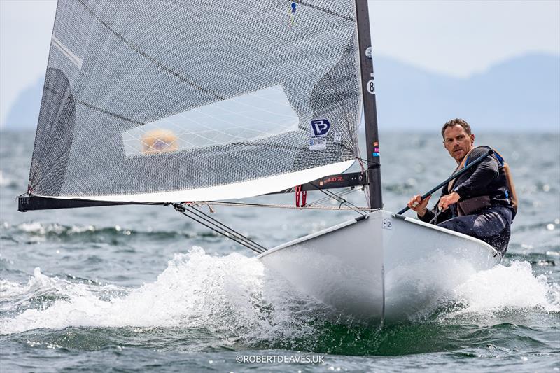 Valerian Lebrun, FRA - 2025 Open Finn European Championship - photo © Robert Deaves / www.robertdeaves.uk