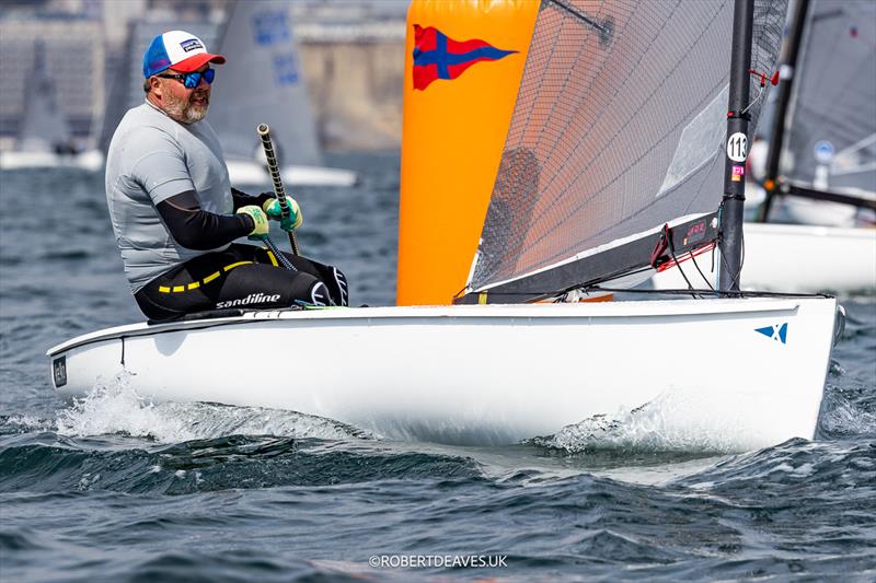 Peder Nergaard, NOR - 2025 Open Finn European Championship - photo © Robert Deaves / www.robertdeaves.uk
