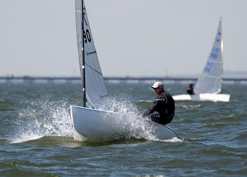 Finn UK Masters at Thorpe Bay photo copyright David Maynard / www.alleycatphotographer.com taken at Thorpe Bay Yacht Club and featuring the Finn class