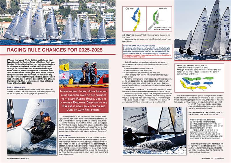 May 2025 edition of FINNFARE - photo © Robert Deaves