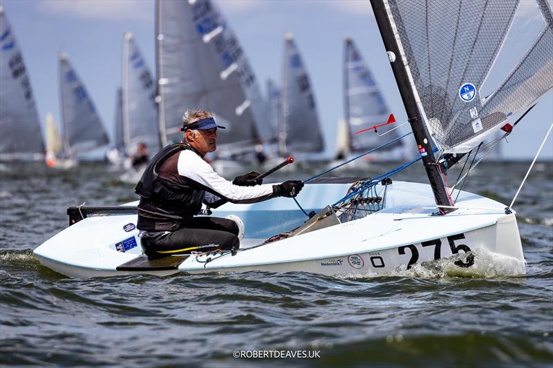 Laurent Hay, FRA - Finn World Masters in Medemblik 2025 - photo © Robert Deaves / www.robertdeaves.uk