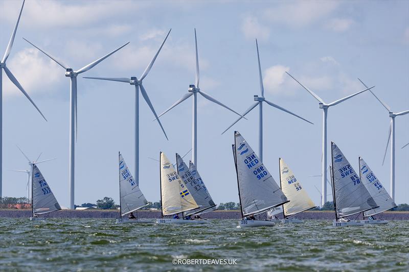 Finn World Masters in Medemblik 2025 - photo © Robert Deaves / www.robertdeaves.uk